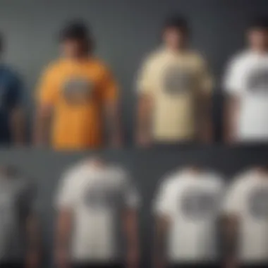 Evolution of Skate Shirt Styles Infographic illustrating the evolution of skate shirt styles over the years