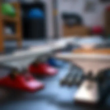 Choosing the Right Trucks for Stability Selection of skateboard trucks laid out for comparison