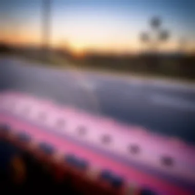 Sound Waves from Sonic Tech Deck in Motion An artistic representation of sound waves emanating from a sonic tech deck in motion