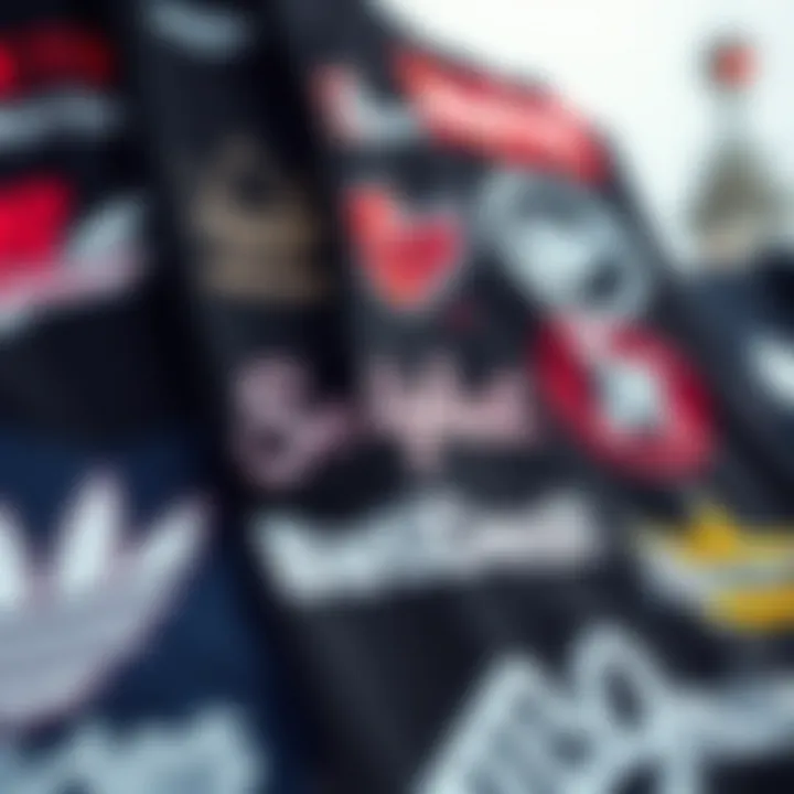 Iconic Street Wear Brands A collection of iconic street wear brands and their logos.