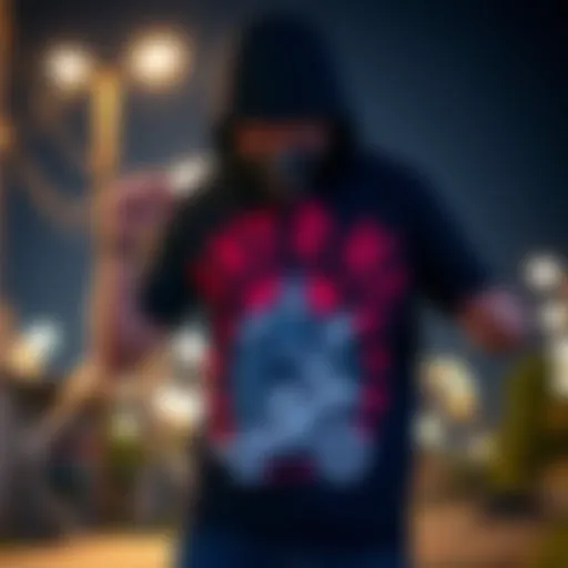 Vibrant Anti-Hero T-Shirt Design A vibrant anti-hero t-shirt design showcasing skateboarding graphics