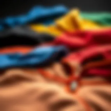 Versatile Materials and Colors A close-up of various zip up sweatshirts displayed together, highlighting different materials and colors popular in skate culture.