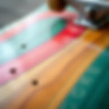 Materials in Baker Skate Decks Close-up of the materials used in Baker skate decks highlighting durability