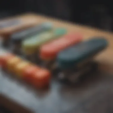 Diverse Mini Wax Kits for Skateboard Enthusiasts Display of different mini wax kits available in the market