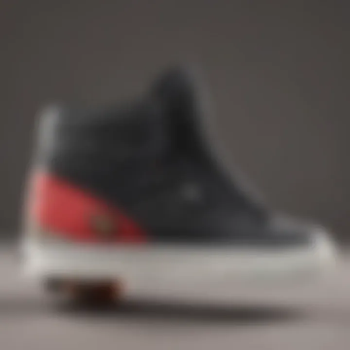 A close-up of Etnies footwear designed in collaboration with Chris Joslin