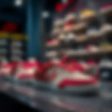 Showcasing Janoski's Sneaker Legacy The iconic Stefan Janoski sneaker line display