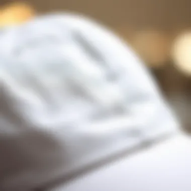 Close-up of the white Vans hat showcasing its details