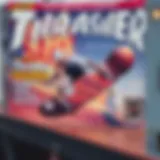 Thrasher Magazine cover featuring iconic skateboarding art