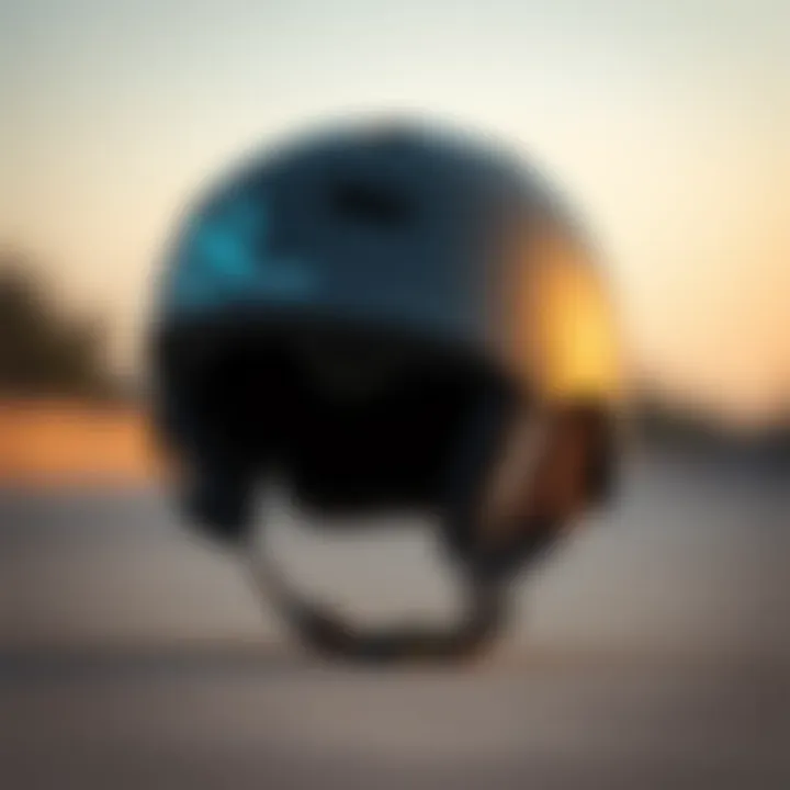 Innovative Design of Triple 8 Helmet Triple 8 skateboard helmet showcasing safety features