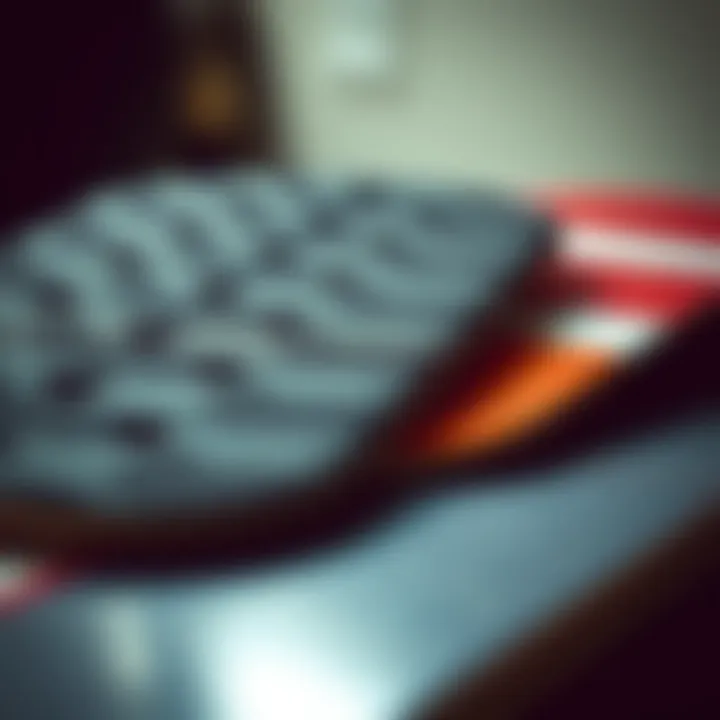 Material composition of skateboard pads highlighting protective layers