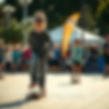 Community Skateboarding Event A community skateboarding event bringing together enthusiasts of all ages