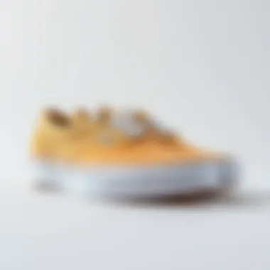 Vans Authentic Beige on Minimalist Display Vans Authentic Beige sneakers displayed on a minimalist background