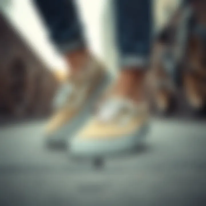 Vans Authentic Beige in Urban Fashion Vans Authentic Beige sneakers styled with casual streetwear fashion