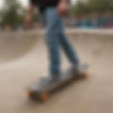 Vans Off the Wall bag in use at a skate park