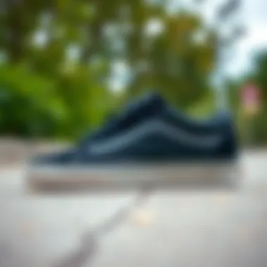 Iconic Design of Vans Old Skool Classic Vans Old Skool Classic Skate Shoes showcasing their iconic design