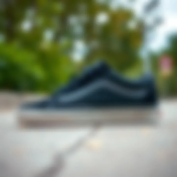 Iconic Design of Vans Old Skool Classic Vans Old Skool Classic Skate Shoes showcasing their iconic design