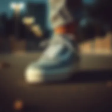 Artistic View of the Vans Sk8 Low in Gray Artistic view of the Vans Sk8 Low in gray