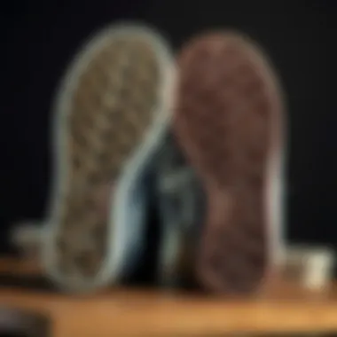 Comparative Analysis of Sole Types Comparison of Vans rubber sole and traditional soles
